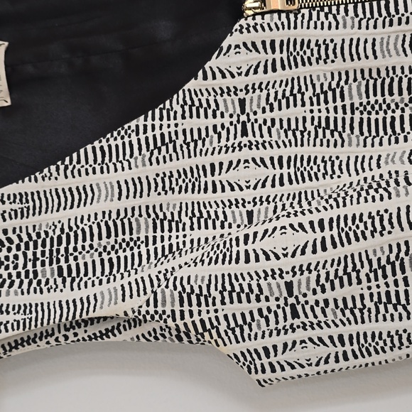 L'Agence x Intermix Monochrome Abstract Eva Print Sleeveless Sheath Dre - Picture 11 of 13